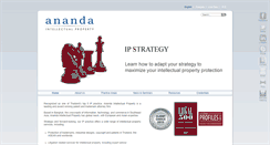 Desktop Screenshot of ananda-ip.com